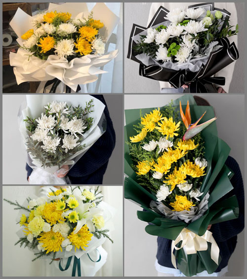 黑龙江绥化肇东市四站镇富江村白事花束代送